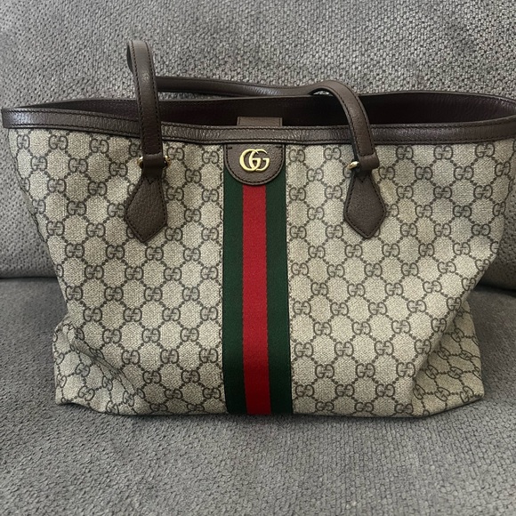 GUCCI OPHIDIA MEDIUM TOTE - Picture 1 of 5
